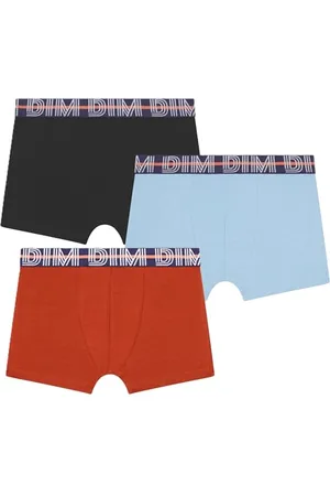 Dim Eco Coton Stretch garçon X3 Boxer Briefs, , 10 Anni Bambini e Ragazzi