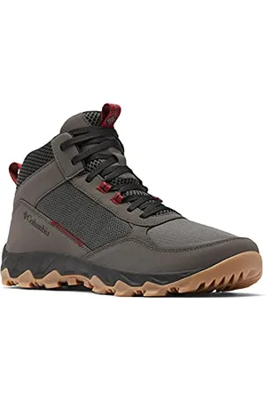 Columbia Sneaker Flow Centre Uomo, Grigio Scuro/Diaspro Rosso, 40 EU