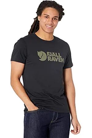 Fjällräven Logo T-Shirt M, Black, L Uomo