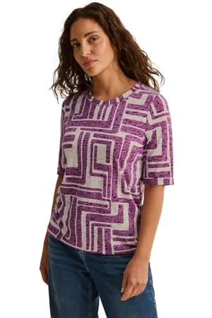 CECIL B323116 T-Shirt, , XL Donna