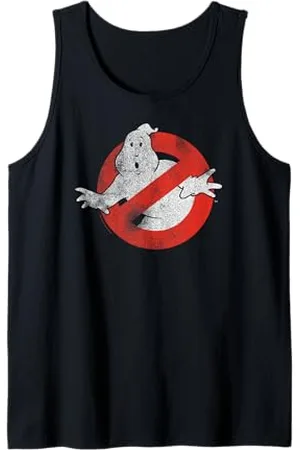 Ghostbusters Distressed No Ghost Logo Vintage Movie Canotta
