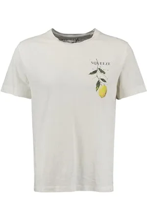 Key Largo KEYLARGO Klcitrus Tree Round-Loose T-Shirt, (1001), XXL Uomo