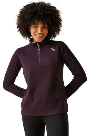 Regatta Womens Montes Half Zip Lightweight Fleece Pullover, , 10 Donna