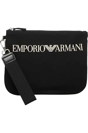 Emporio Armani Logo Pouch Bag, , Taglia Unica Unisex-Adulto