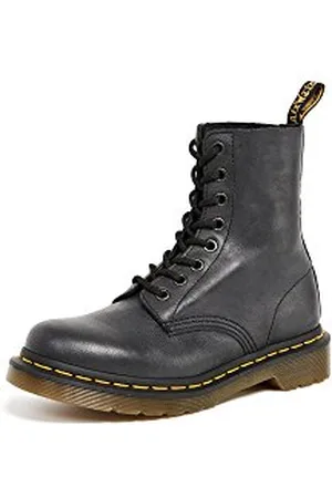 Dr. Martens Pascal Buttero, Bovver Boots Donna, Nero Black Virginia, 38 EU