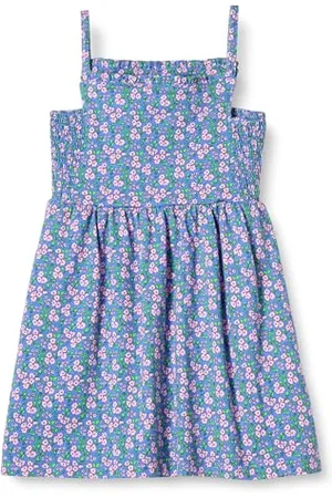 Amazon Abito Midi in Cotone con Spalline Bambine e Ragazze, , 2 Anni