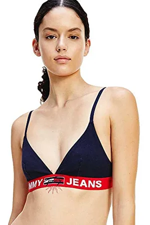 Tommy Hilfiger Bralette Donna Elasticizzata, (Desert Sky), L