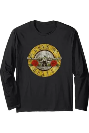 Guns N´Roses Vintage Bullet Logo Hard Rock Music Band Maglia a Manica