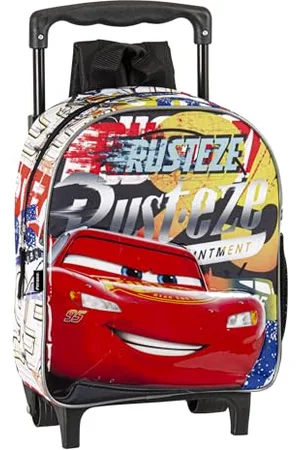PERONA Zaino a rotelle per asilo Cars Sponsors Perona 58484