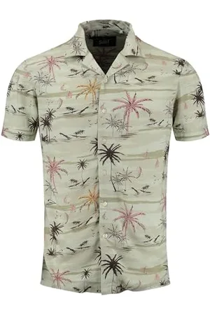 Key Largo KEYLARGO Klsandbanks 1/2 Patterned Camicia, (1550), S Uomo