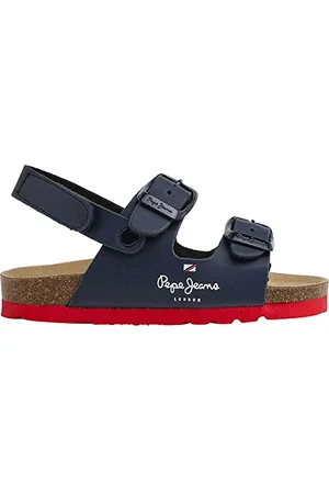 Pepe Jeans Bio Double Kansas Bk, Sandalo Bambini e ragazzi, Blu (blu marino), 30 EU