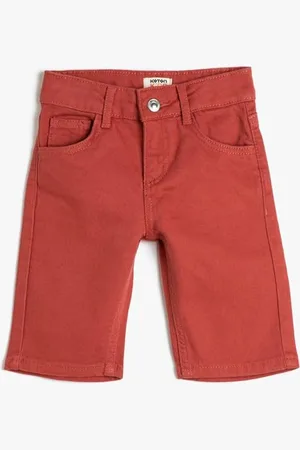 Koton Chino Bermuda Shorts Pockets Cotton Pantaloncini, (406), 9 Anni Ragazzi