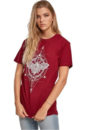 Mister Tee Mt1036-ladies Moth Tee T-Shirt, , XXL Donna