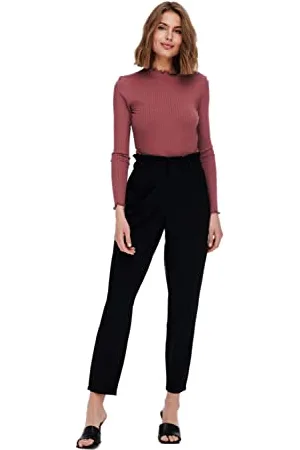 ONLY Onlpoptrash-OVA Life HW Ank CRT Pnt Noos Pantaloni, , XXS x 32L Donna