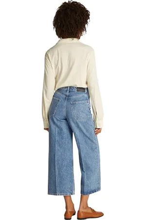 Tommy Hilfiger Donna Jeans Wide Leg Vita Alta, Blu (Ali), 28W/28L