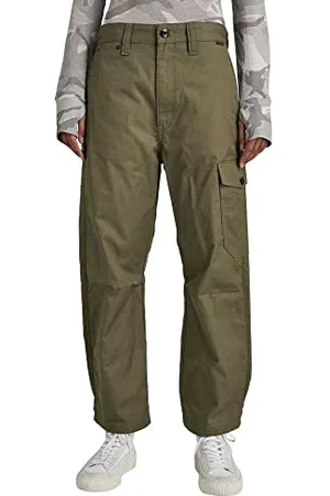 G-Star Donna Cargo Relaxed Pants, (shadow olive D22141-D194-B230), 26