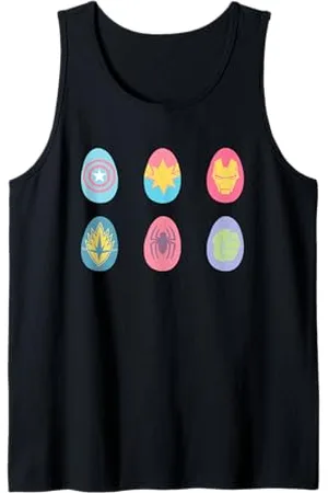 Marvel Easter Eggs Avengers Emblems Pastel Decoration Canotta