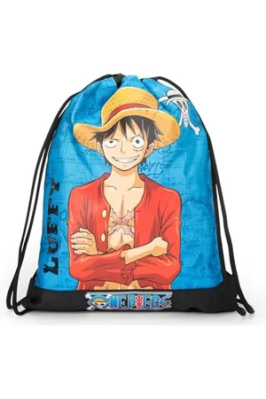 FRANCO COSIMO PANINI ONE PIECE - Sacca Coulisse Ufficiale One Piece, Compatta e Versatile, Ideale per Palestra, Scuola, Viaggi, Portamerenda, Idea Regalo Bambini e Ragazzi, 35x42x2 cm