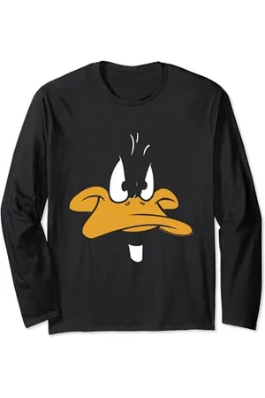 LOONEY TUNES Daffy Duck Big Face Maglia a Manica