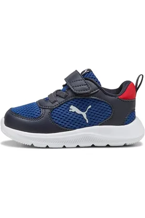 PUMA Fun Racer 2 AC+ Inf, Scarpe da Ginnastica Unisex-Bimbi 0-24, New Navy White Clyde Royal, 21 EU