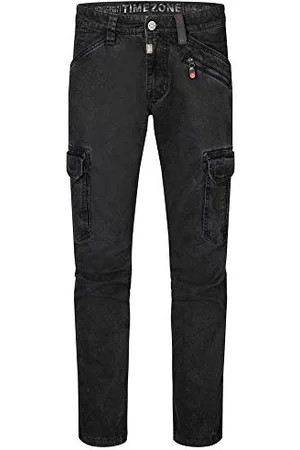 Timezone Regular Bentz Pantaloni, (Caviar Black 9151), W32/L34 (Taglia Produttore: 32/34) Uomo