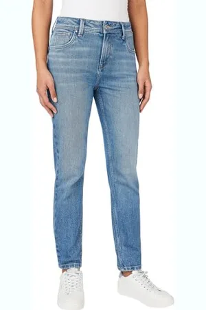 Pepe Jeans Tapered vita alta PL204591, Jeans Donna, (Denim-gx9), 31W / 30L