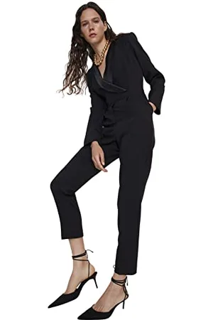Trendyol Tuta da Donna Tinta Unita Salopette, , 68