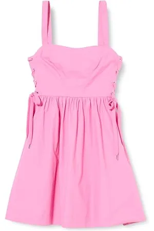 Pinko Amazonia Abito Popeline Stringato Vestito da Cocktail, , 48 Donna