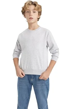 DeFacto Felpa per ragazzi - comode felpe per bambini - maglioni eleganti e maglioni in pile per ragazzi
