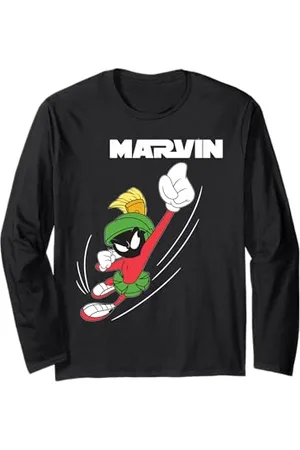 LOONEY TUNES Marvin Volante Marziano Scuro Maglia a Manica