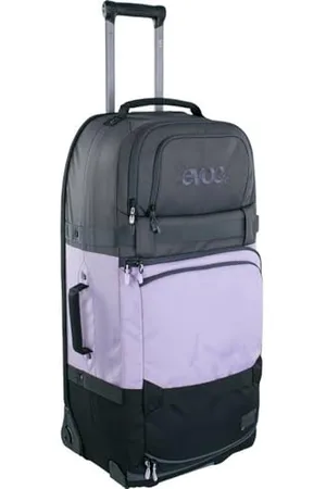 Evoc WORLD TRAVELLER 125l borsa da viaggio trolley (manico telescopico estensibile, ruote di pattino intercambiabili e scorrevoli, stabile costruzione del fondo in EV, extra leggero), Multicolore