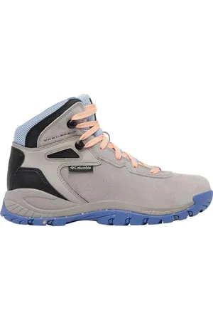 Columbia Newton Ridge Bc - Scarpe da trekking da donna, Titanio Titanio/Foglia di Salvia, 40 EU