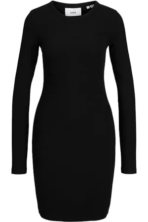 JJXX Jxforest STR LS Rib Short Dress Jrs SN Vestito, , S Donna