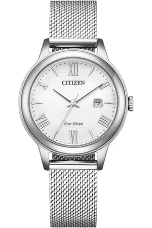 Citizen Orologio Analogico Eco-Drive da Donna con Cinturino in Acciaio Inossidabile EW2621-75A