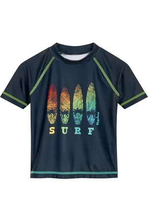 Playshoes Badeshirt Maglietta Rash Guard, , 122-128 Unisex-Bambini e Ragazzi