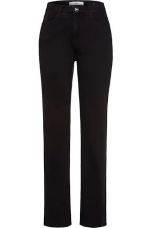 Brax Carola Blue Planet Five Pocket Feminine Fit Klassisch Jeans Bootcut, (Clean Black 2), 42 (Taglia Produttore: 36K) Donna