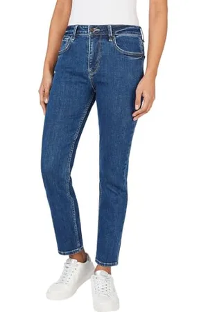 Pepe Jeans Straight vita alta PL204592, Jeans Donna, (Denim-gx7), 31W / 32L
