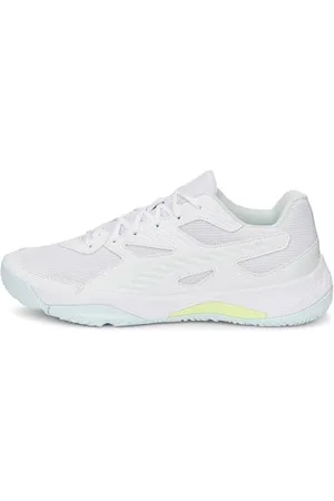 PUMA Solarflash Jr II, Scarpe da Ginnastica per Ambienti Interni, White Nitro Blue Fizzy Light, 31 EU