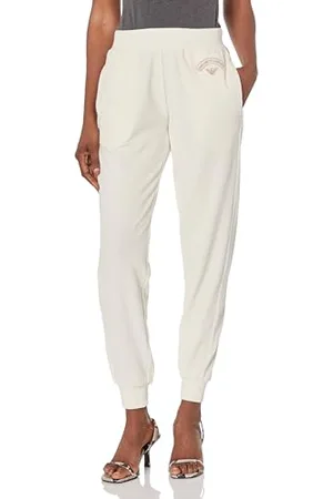 Emporio Armani Pantaloni da Donna con Polsini in Velluto a Coste Felpati, , S
