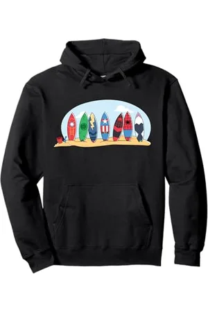 Marvel Avengers Spider-Man Surfboards Summer Beach Vacation Felpa con Cappuccio