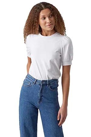 VERO MODA Vmkerry 2/4 O-neck Top Vma Jrs Noos, T-shirt Donna, , XXL