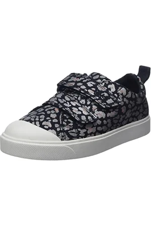 Clarks City Bright K, Scarpe da Ginnastica, Blu (Navy Combi), 25 EU