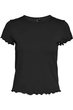 VERO MODA Vmbarbara SS Short Oneck Top Jrs Ga Noos T-Shirt, , L Donna