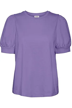 VERO MODA Vmkerry 2/4 O-neck Top Vma Jrs Noos, T-shirt Donna, , XL