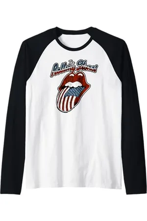 The Rolling Stones Il tour dei Rolling Stones in America Band Music Maglia con Maniche Raglan