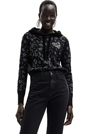 Desigual Black JERS_bonvent 2000-Coltello Maglione, M Donna