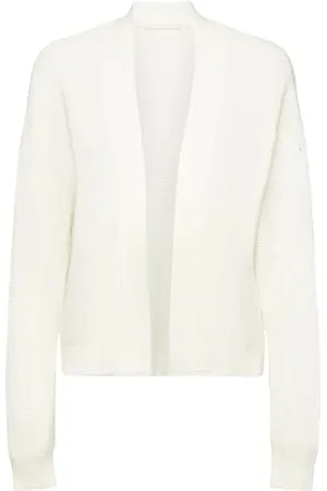ESPRIT 992cc1i307 Maglione Cardigan, 110/bianco spento, L Donna