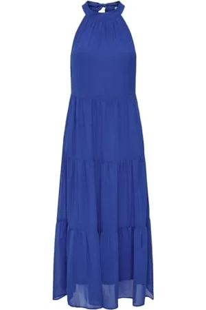 ONLY Onlpetra Life Halter Neck Ank Dress Wvn, , XL Donna