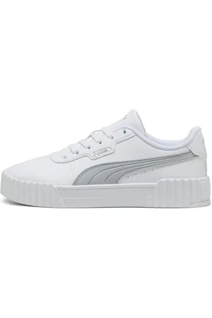 PUMA Carina 3.0 Aqua Metallics, Scarpe da Ginnastica Donna, White Silver, 36 EU