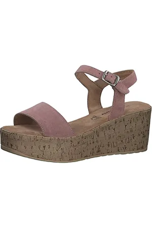 QS by s.Oliver 5-5-28311-20, Sandali Donna, Rosa (Rose), 38 EU